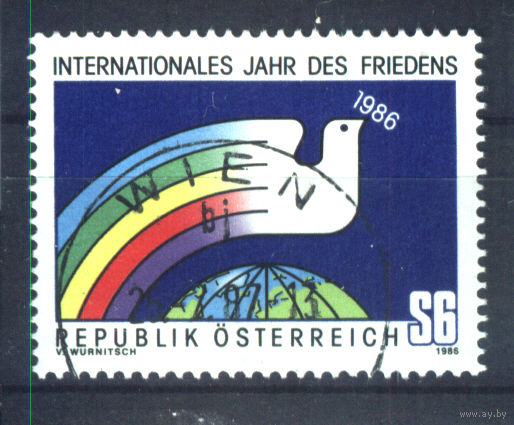 Австрия - 1986 [Mi. 1837] Гашеная (AT01)