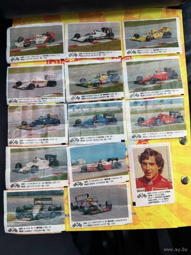 75 вкладышей Формула 1 Formula 1