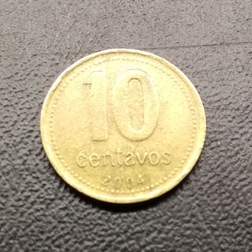 Аргентина 10 сентаво 2004