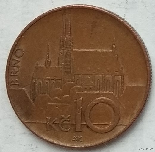 Чехия 10 крон 2010 г.