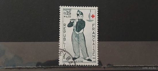 РАСПРОДАЖА ФРАНЦИЯ 1963г. Полная серия. Гаш.