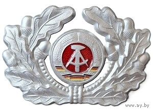 Кокарда силовых структур ГДР.  Алюминий.