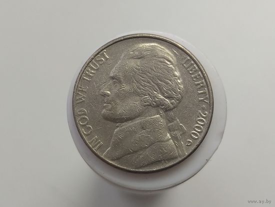 5 центов США 2000 года буква D лот 44