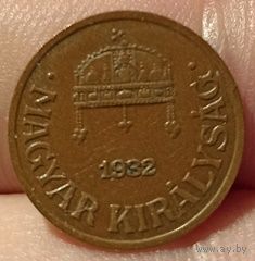 ВЕНГЕРСКОЕ  КОРОЛЕВСТВО  /РЕГЕНТСТВО/. 1 ФИЛЛЕР 1932.