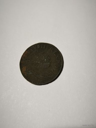 Грош 1755 Августа III мд Губин