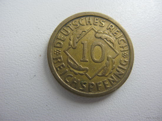 10 пфеннигов  1935  Е