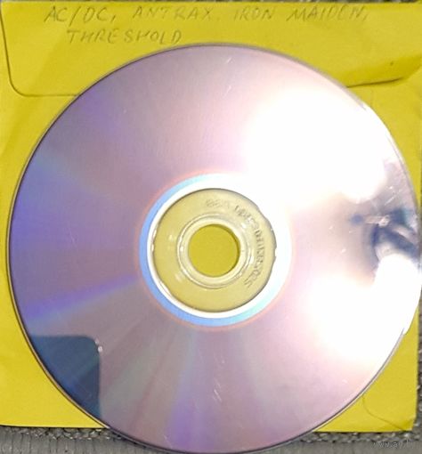 DVD MP3 AC/DC, ANTHRAX, IRON MAIDEN, THRESHOLD- 1 DVD-9 (двусторонний)