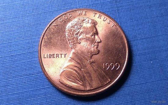 1 цент 1999. США.
