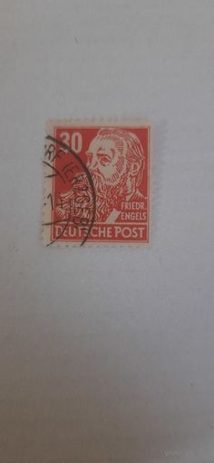 Германия. Советская зона. 1948г. гашеная