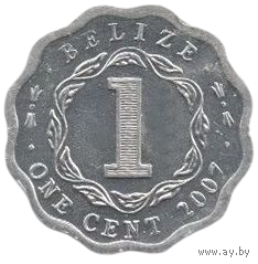Белиз (Королевство Содружества Наций). 1 цент 2007.