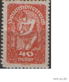 Марка из серии 1920г. Австрия "Аллегория "Новая Республика" MNH