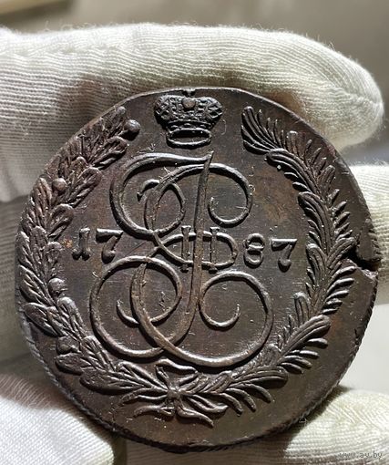5 копеек 1787 КМ без МЦ.Кладовая.Состояние!!