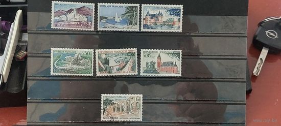 РАСПРОДАЖА ФРАНЦИЯ 1961г. Полная серия. Гаш.