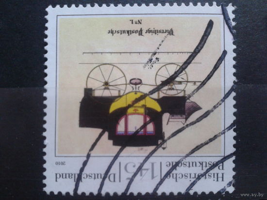 Германия 2010 почтовая карета Михель-2,6 евро гаш