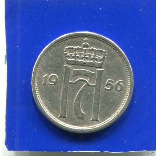 Норвегия 10 эре 1956