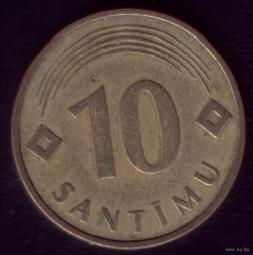 10 сантимов 1992 год Латвия