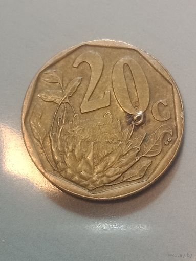 ЮАР 20 цента 2008 года .