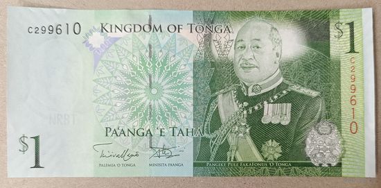 1 паанга 2009 года - Тонга - UNC
