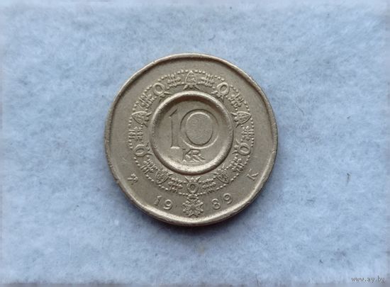 Werty71 Норвегия 10 крон 1989