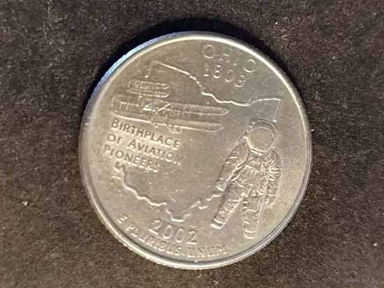 Монета США 2002 квотер