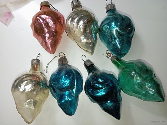 Ёлочные мини игрушки , СССР .