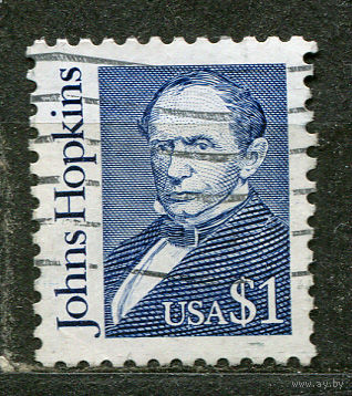 Великие американцы: Джонс Хопкинс. 1989. США. Полная серия 1 марка