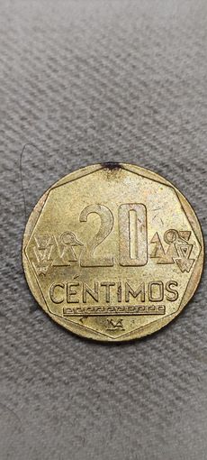 Перу 20 сентимос 2016