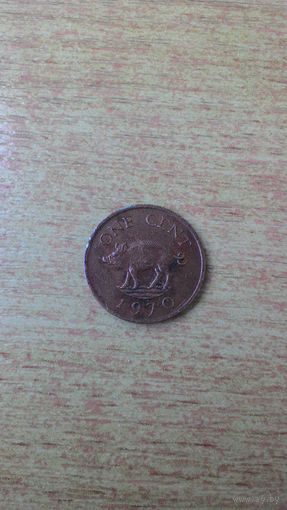 Бермуды, 1 цент 1970 года.