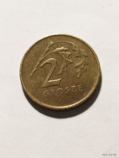 Польша 2 гроша 1990