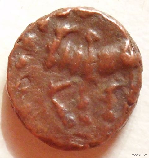 Древняя Индия. Империя Нагас Падмавати 1/4 какини ("Лошадь") 335-340 годы