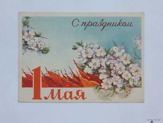Круглов 1 мая 1962  10х15 см