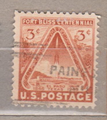 Ракета 100 летие базы войск США Форд Блисс, Ель-Пассо, Техас Старт ракеты на полигоне США 1948 год лот 1019