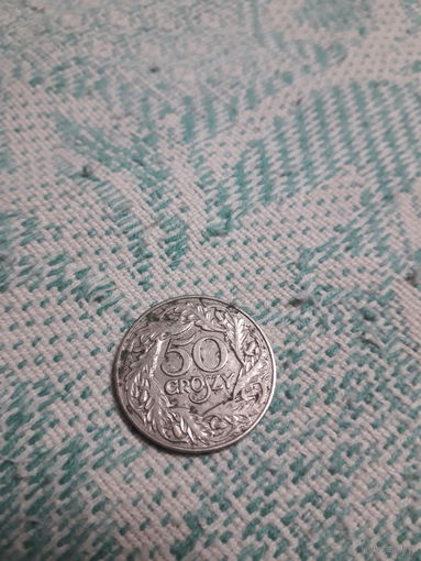 ПОЛЬША 50 грош 1923 год