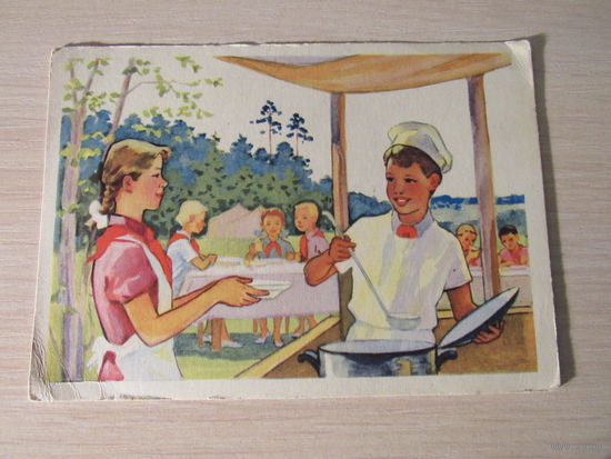 Вигилянская худ. Мы пришли к доярке Даше ... 1961 г.