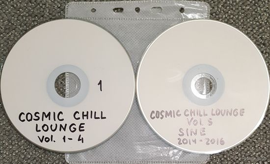 CD MP3 Cosmic Chill Lounge 4 сборника по 1 CD + 1 сборник на 2 CD, SINE - 2 CD