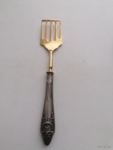 Столовый прибор для десерта, ручка серебро 875 пробы СССР