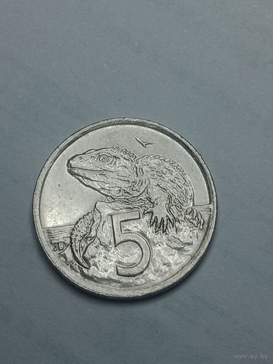 Новая Зеландия 5 центов 1994 года .