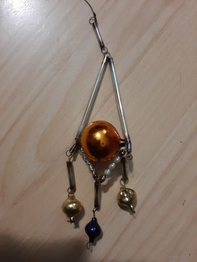 Ёлочная игрушка Подвеска, стекло