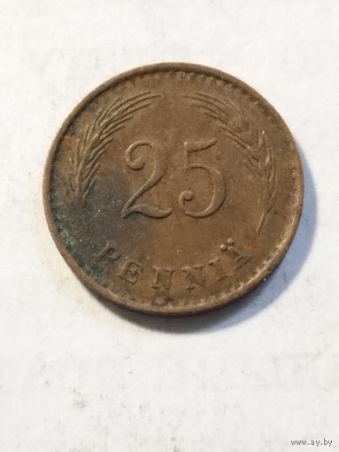 Финляндия 25 пенни 1942