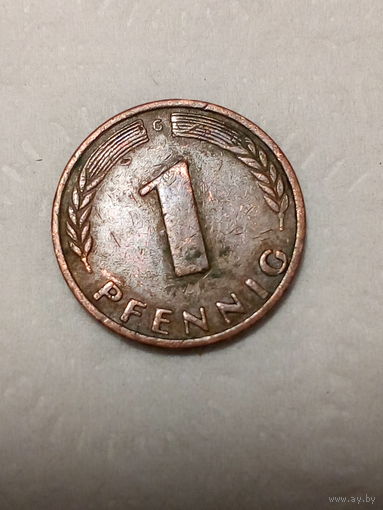 1 пфенниг ФРГ 1970 G