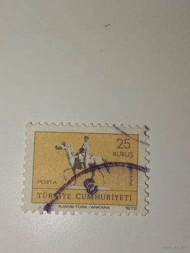 Турция 1972 Турция марка для почтовых карточек памятник Ататюрку