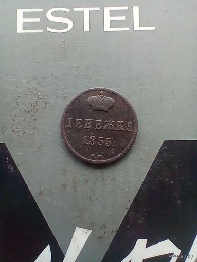 Денежка 1855 года