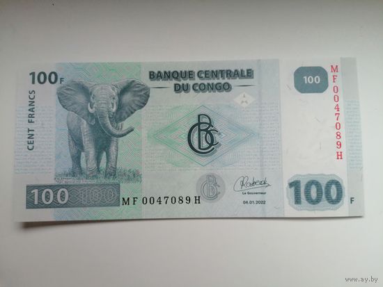 Конго 100 UNC c рубля