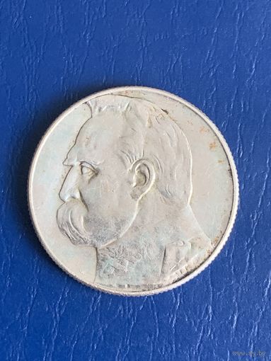 Польша 5 злотых 1934 Пилсудский