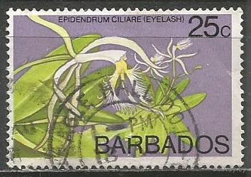Барбадос. Орхидеи. 1974г. Mi#374.