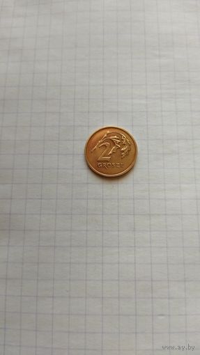 2 гроша 2001 г. Польша.