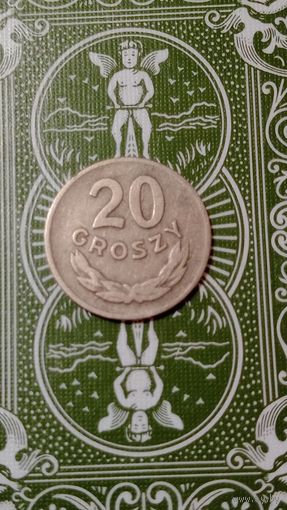 Польша 20 грош 1949