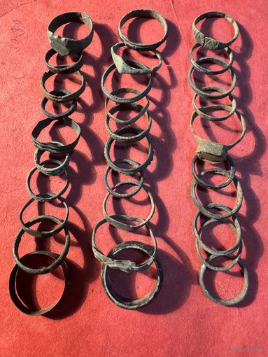 Кольца.цена за все.