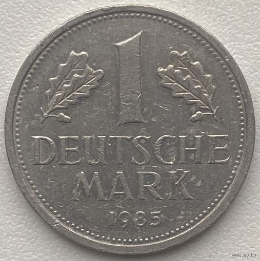 Германия 1 марка 1985 г. F