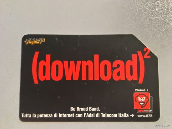 Телефонная карта. Италия